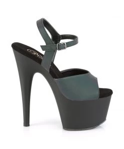Pleaser Direct Larger Size Shoes Adore 709REFL Green & Black Reflective Platforms 9 Pleaser Direct Larger Size Shoes Adore 709REFL Green & Black Reflective Platforms