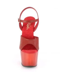 Pleaser Direct Adore 709T Red Matte Platforms Platform Shoes