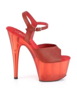 Pleaser Direct Adore 709T Red Matte Platforms Platform Shoes