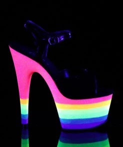 Pleaser Direct Adore 709UVLN Rainbow Platforms 9 Pleaser Direct Adore 709UVLN Rainbow Platforms