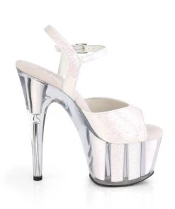 Pleaser Direct Adore 710G Opal Glitter Platforms