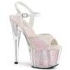 Pleaser Direct Adore 710G Opal Glitter Platforms