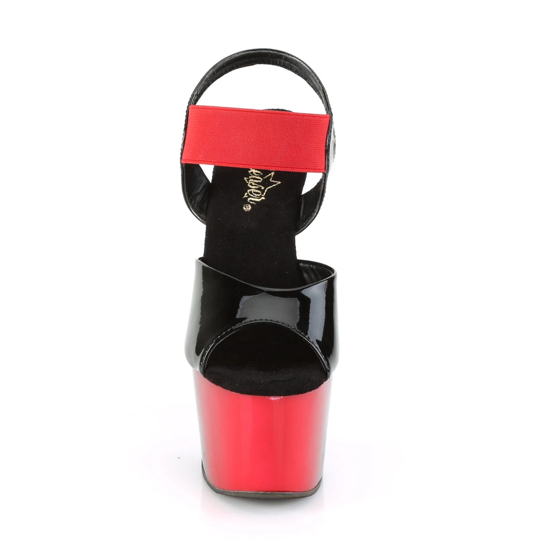 Pleaser Direct Adore 714BR Black And Red Patent Platforms Larger Size Shoes 2 Pleaser Direct Adore 714BR Black And Red Patent Platforms Larger Size Shoes