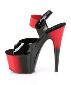 Pleaser Direct Adore 714BR Black And Red Patent Platforms Larger Size Shoes 7 Pleaser Direct Adore 714BR Black And Red Patent Platforms Larger Size Shoes