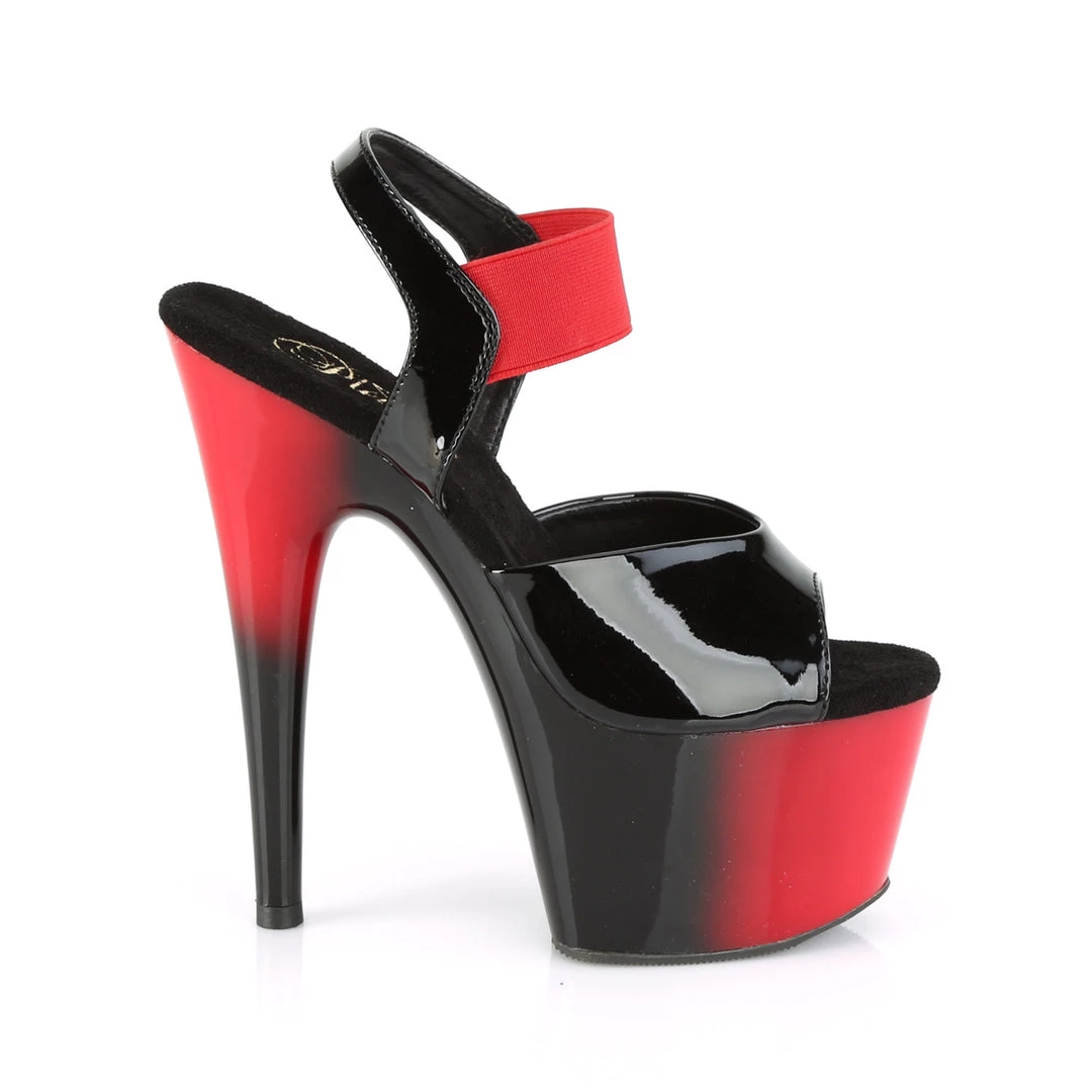 Pleaser Direct Adore 714BR Black And Red Patent Platforms Larger Size Shoes 5 Pleaser Direct Adore 714BR Black And Red Patent Platforms Larger Size Shoes