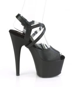 Pleaser Direct Adore 724 Black Faux Leather Platforms 9 Pleaser Direct Adore 724 Black Faux Leather Platforms