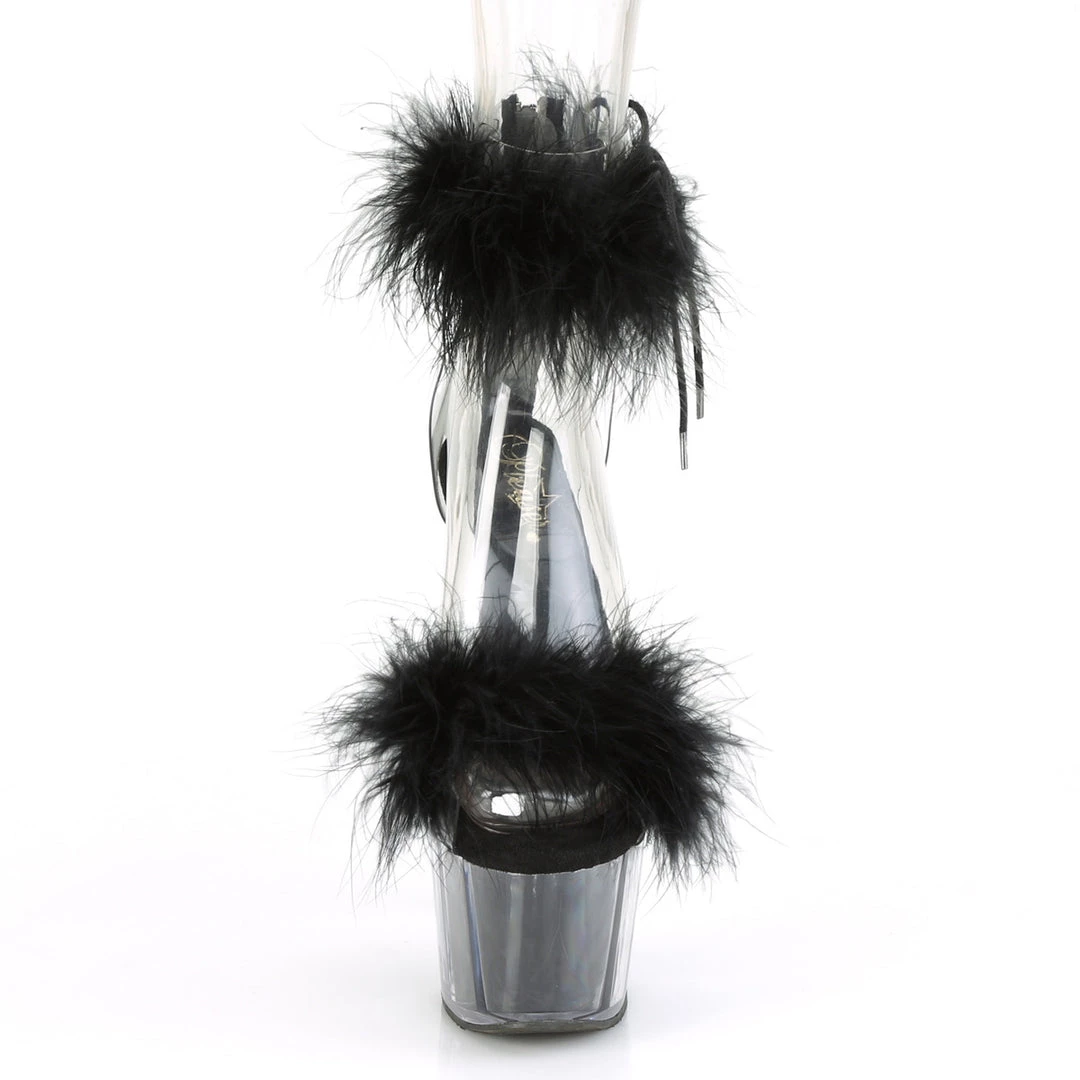 Pleaser Direct Adore 724F Black Marabou Feather Platforms Larger Size Shoes 2 Pleaser Direct Adore 724F Black Marabou Feather Platforms Larger Size Shoes