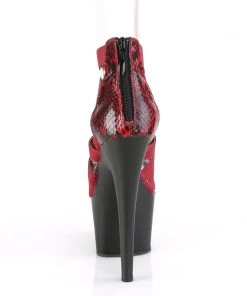 Pleaser Direct Platform Shoes Adore 748SP Burgundy Crossover Platforms 8 Pleaser Direct Platform Shoes Adore 748SP Burgundy Crossover Platforms
