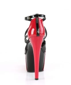 Pleaser Direct Platform Shoes Adore 764 Black And Red Platforms 8 Pleaser Direct Platform Shoes Adore 764 Black And Red Platforms