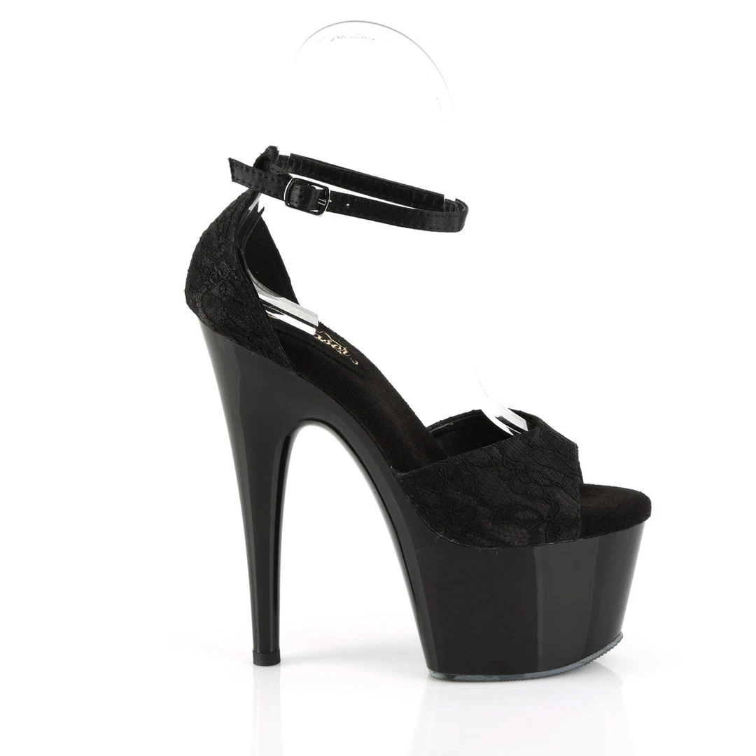 Pleaser Direct Adore 768 Black Platform Sandals 5 Pleaser Direct Adore 768 Black Platform Sandals