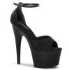 Pleaser Direct Adore 768 Black Platform Sandals