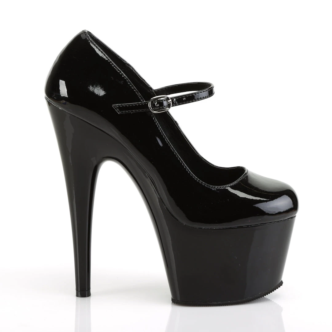Pleaser Direct Larger Size Shoes Adore 787 Black Patent Mary Jane Platforms 5 Pleaser Direct Larger Size Shoes Adore 787 Black Patent Mary Jane Platforms