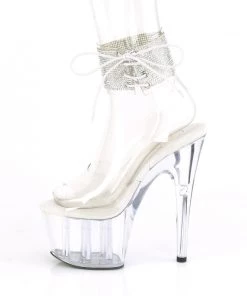 Pleaser Direct Adore 791-2RS Clear Rhinestone Platforms Larger Size Shoes 7 Pleaser Direct Adore 791-2RS Clear Rhinestone Platforms Larger Size Shoes