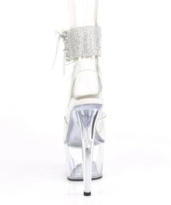 Pleaser Direct Adore 791-2RS Clear Rhinestone Platforms Larger Size Shoes 8 Pleaser Direct Adore 791-2RS Clear Rhinestone Platforms Larger Size Shoes