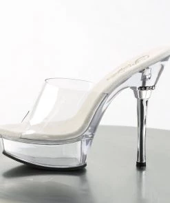 Pleaser Direct Larger Size Shoes Allure 601 Clear Patent Platform Heels 7 Pleaser Direct Larger Size Shoes Allure 601 Clear Patent Platform Heels