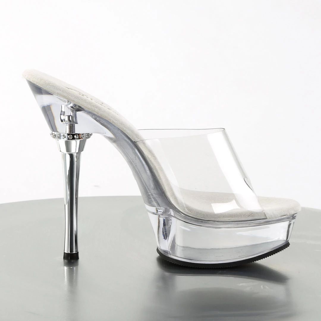 Pleaser Direct Larger Size Shoes Allure 601 Clear Patent Platform Heels 5 Pleaser Direct Larger Size Shoes Allure 601 Clear Patent Platform Heels