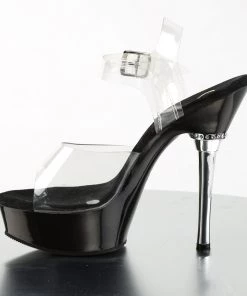 Pleaser Direct Larger Size Shoes Allure 608 Black Patent Platform Heels 7 Pleaser Direct Larger Size Shoes Allure 608 Black Patent Platform Heels