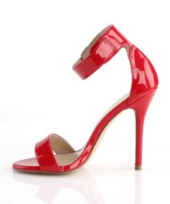 Pleaser Direct Amuse 10 Red Patent Ankle Strap Sandals Larger Size Shoes 7 Pleaser Direct Amuse 10 Red Patent Ankle Strap Sandals Larger Size Shoes