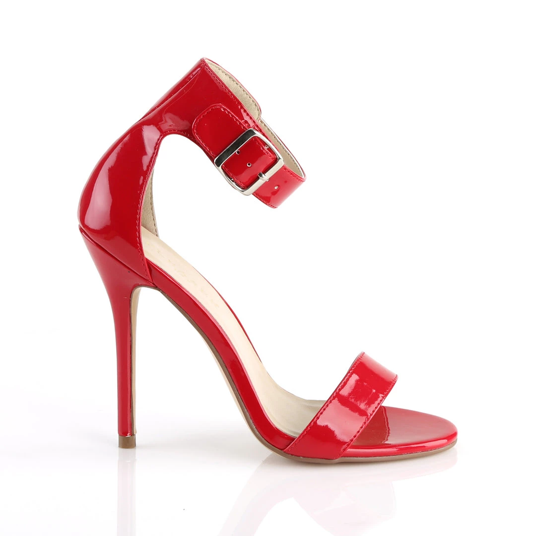 Pleaser Direct Amuse 10 Red Patent Ankle Strap Sandals Larger Size Shoes 5 Pleaser Direct Amuse 10 Red Patent Ankle Strap Sandals Larger Size Shoes