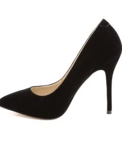 Pleaser Direct Amuse 20 Black Velvet Court Shoes Larger Size Shoes 7 Pleaser Direct Amuse 20 Black Velvet Court Shoes Larger Size Shoes