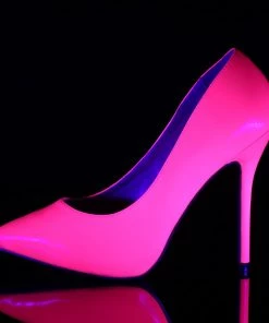 Pleaser Direct Amuse 20 Neon Fuchsia Patent Hidden Platform Court Stiletto Heels 7 Pleaser Direct Amuse 20 Neon Fuchsia Patent Hidden Platform Court Stiletto Heels