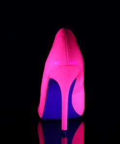 Pleaser Direct Amuse 20 Neon Fuchsia Patent Hidden Platform Court Stiletto Heels 8 Pleaser Direct Amuse 20 Neon Fuchsia Patent Hidden Platform Court Stiletto Heels