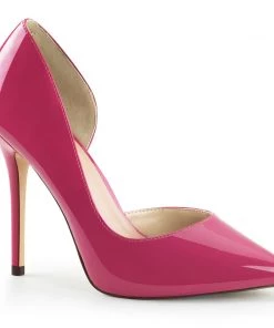 Pleaser AMUSE 22 Pink Vegan 5" Heel Larger Size Shoes