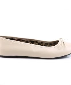 Pleaser Direct Larger Size Shoes Anna 01 Nude Patent Ballet Flats 9 Pleaser Direct Larger Size Shoes Anna 01 Nude Patent Ballet Flats