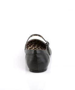 Pleaser Direct Anna 02 Black Matte Mary Jane Flats 8 Pleaser Direct Anna 02 Black Matte Mary Jane Flats