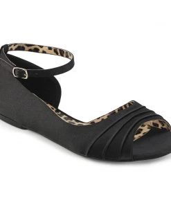 Pleaser Direct Anna 03 Black Matte Ballet Flats