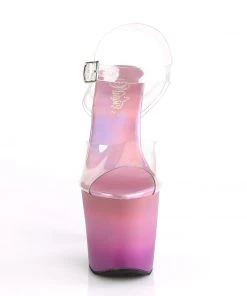 Pleaser ARIEL 708OMBRE Pink / Purple Vegan 7" - 7 1/2" Heel