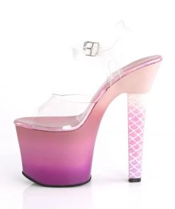 Pleaser ARIEL 708OMBRE Pink / Purple Vegan 7