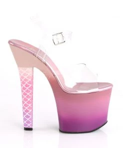Pleaser ARIEL 708OMBRE Pink / Purple Vegan 7
