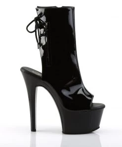 Pleaser Direct Larger Size Shoes Aspire 1018 Black Patent Peep-Toe Platforms 9 Pleaser Direct Larger Size Shoes Aspire 1018 Black Patent Peep-Toe Platforms