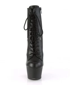 Pleaser Direct Larger Size Shoes Aspire 1020 Black Matte Boots