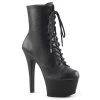 Pleaser Direct Larger Size Shoes Aspire 1020 Black Matte Boots