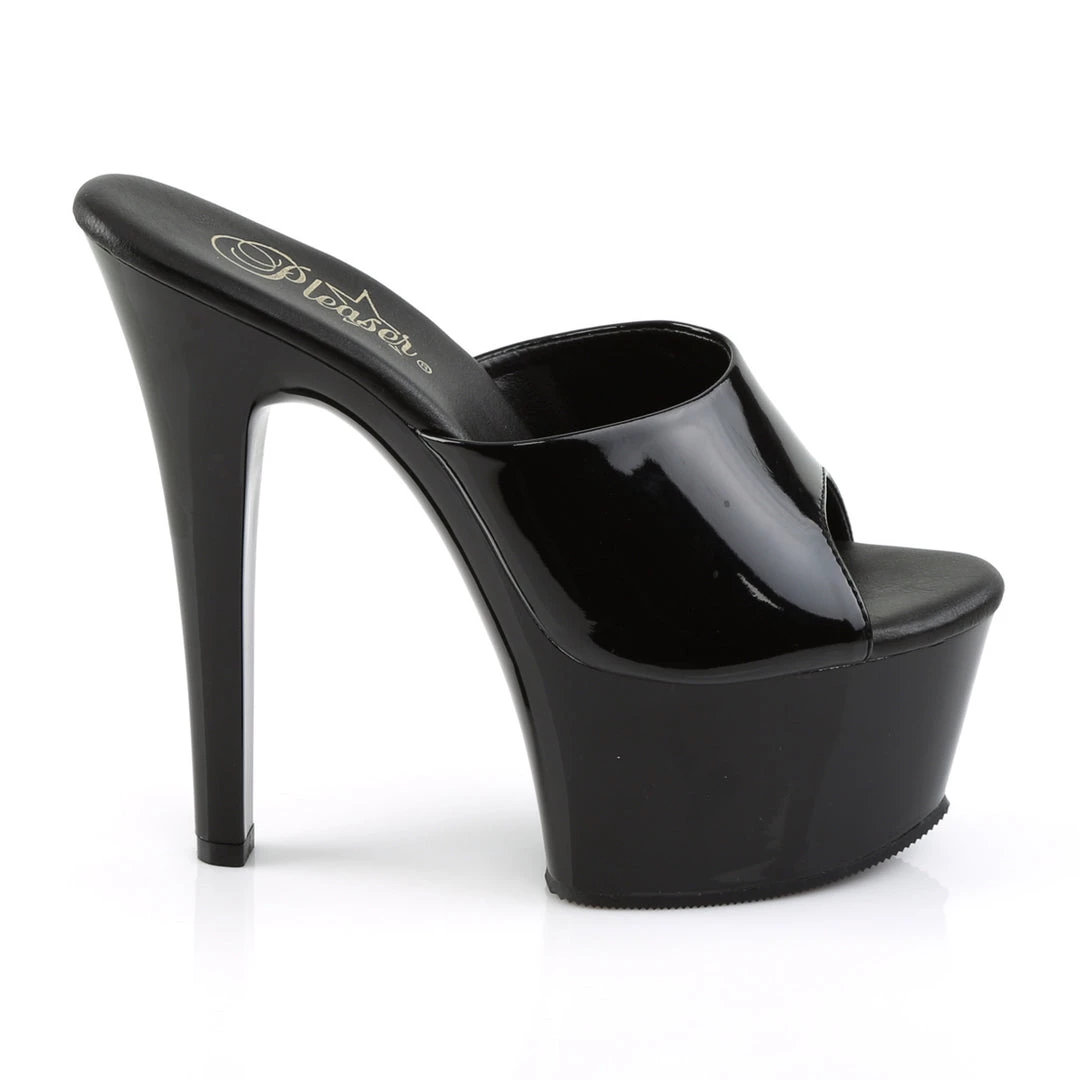 Pleaser Direct Aspire 601 Black Patent Platform Heels 5 Pleaser Direct Aspire 601 Black Patent Platform Heels