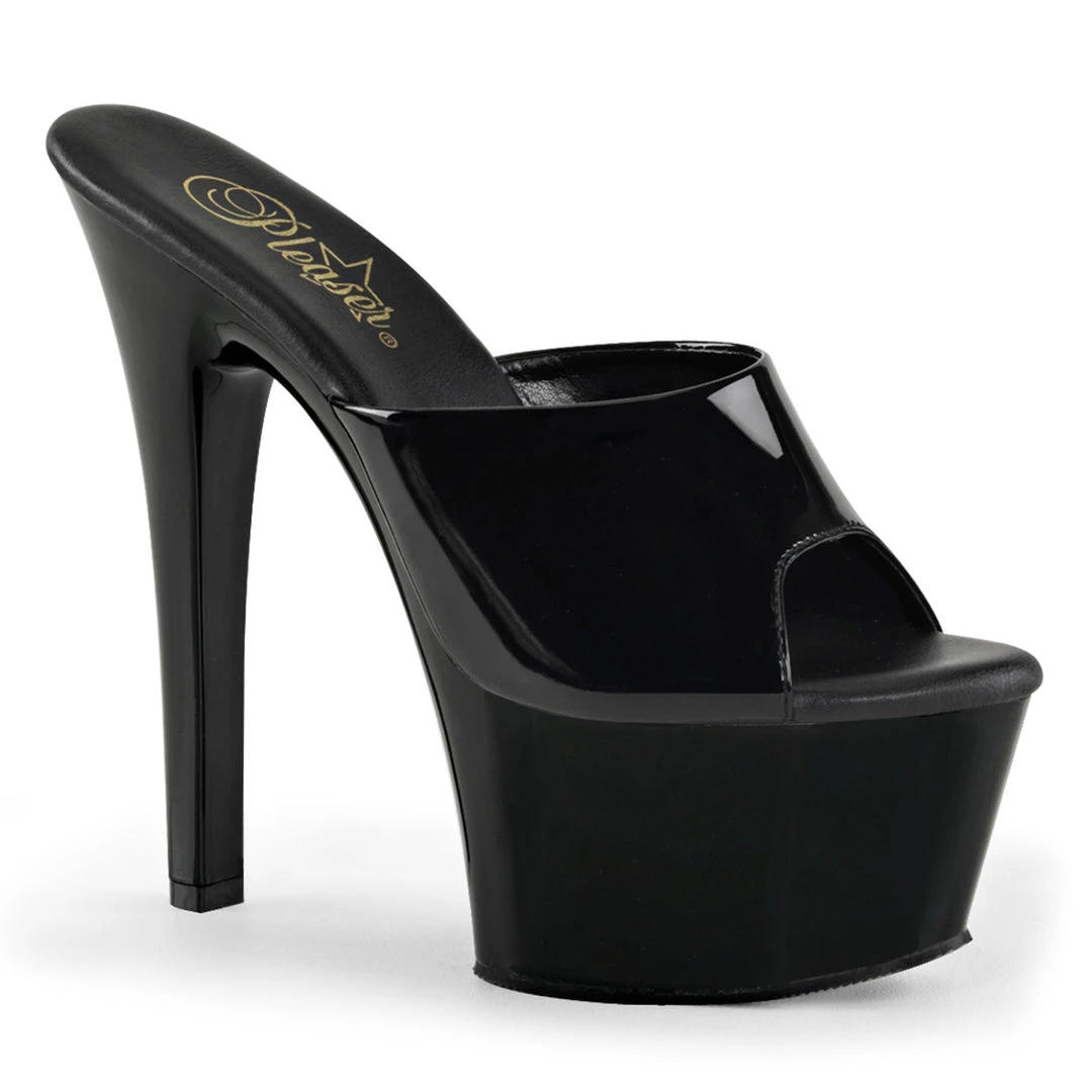 Pleaser Direct Aspire 601 Black Patent Platform Heels 1 Pleaser Direct Aspire 601 Black Patent Platform Heels