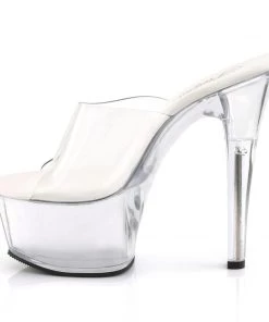 Pleaser Direct Aspire 601 Clear Platform Heels 7 Pleaser Direct Aspire 601 Clear Platform Heels