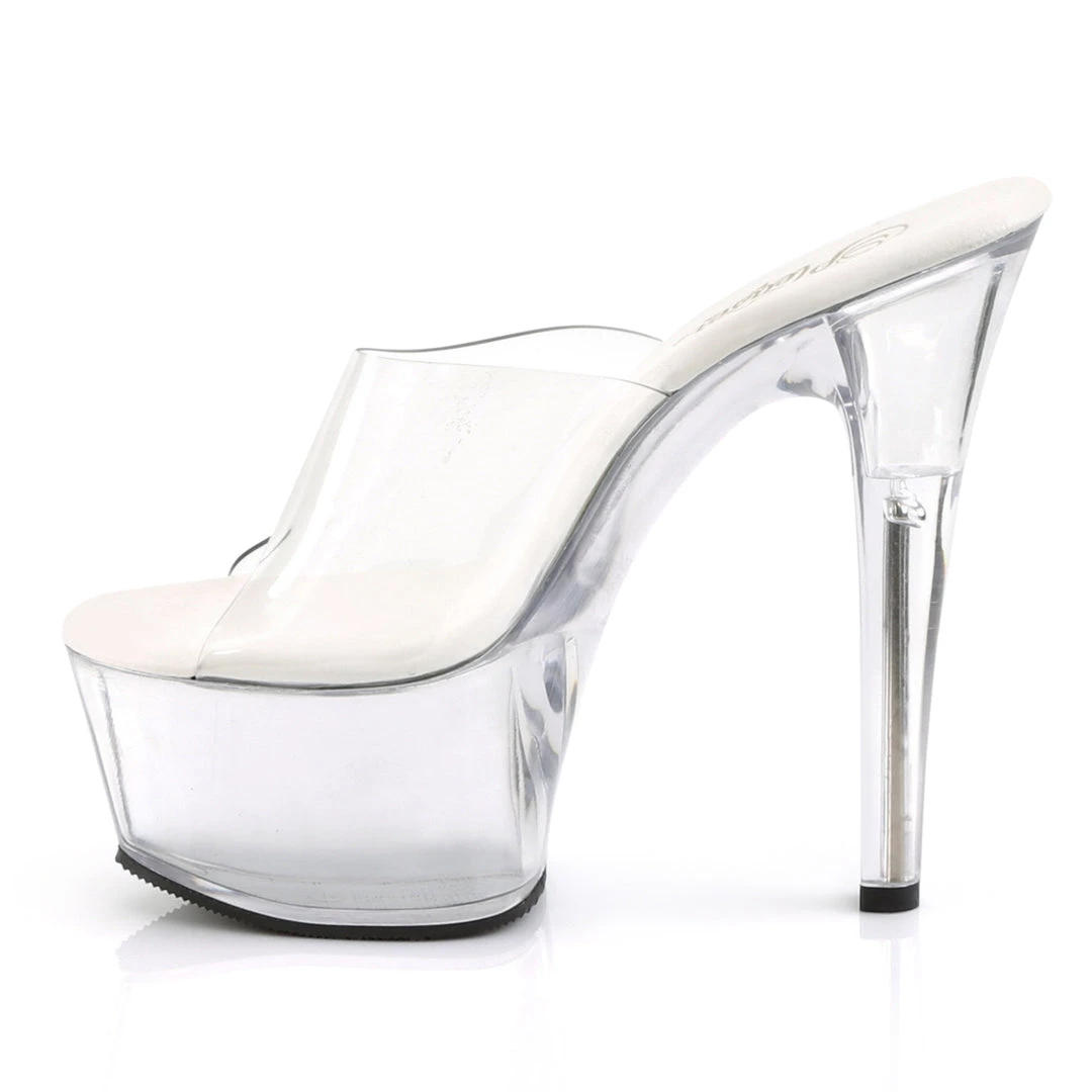 Pleaser Direct Aspire 601 Clear Platform Heels 3 Pleaser Direct Aspire 601 Clear Platform Heels