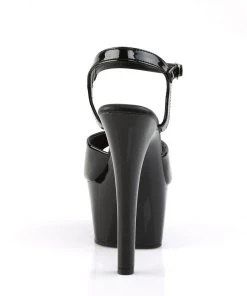 Pleaser Direct Aspire 609 Black Patent Platforms Larger Size Shoes