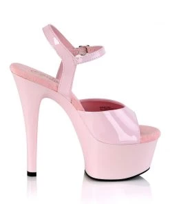 Pleaser Direct Aspire 609 Baby Pink Platforms