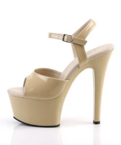 Pleaser Direct Larger Size Shoes Aspire 609 Nude Pole Dancing Platform Heels 7 Pleaser Direct Larger Size Shoes Aspire 609 Nude Pole Dancing Platform Heels