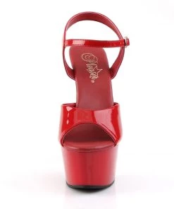 Pleaser Direct Aspire 609 Red Pole Dancing Platform Heels