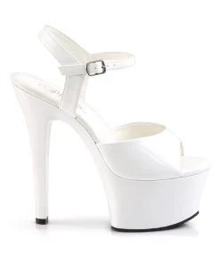 Pleaser Direct Aspire 609 White Platforms 9 Pleaser Direct Aspire 609 White Platforms