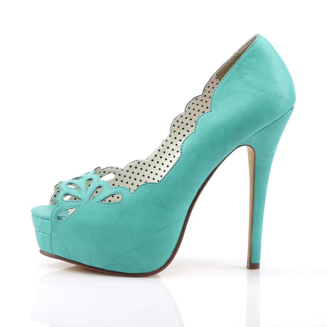 Pleaser Direct Platform Shoes Bella 30 Teal Faux Leather Cut Out Court Shoes 3 Pleaser Direct Platform Shoes Bella 30 Teal Faux Leather Cut Out Court Shoes