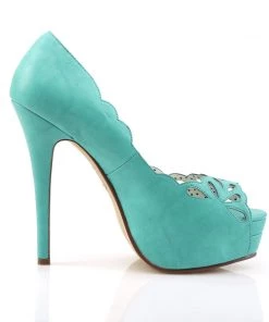 Pleaser Direct Platform Shoes Bella 30 Teal Faux Leather Cut Out Court Shoes 9 Pleaser Direct Platform Shoes Bella 30 Teal Faux Leather Cut Out Court Shoes