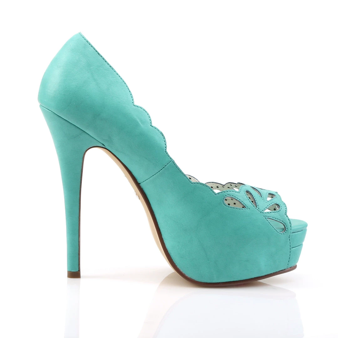 Pleaser Direct Platform Shoes Bella 30 Teal Faux Leather Cut Out Court Shoes 5 Pleaser Direct Platform Shoes Bella 30 Teal Faux Leather Cut Out Court Shoes