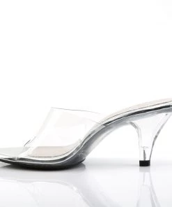 Pleaser Direct Belle 301 Clear Sandals Larger Size Shoes