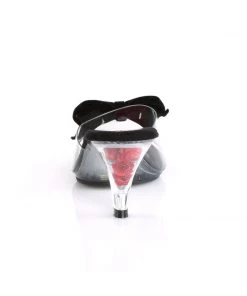 Pleaser Direct Belle 301BOW Black Bow Sandals